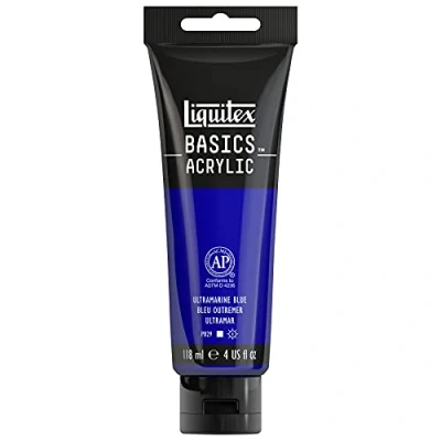 Image of Liquitex Basics Acrylic, 118 ml Tube Ultramarine Blue