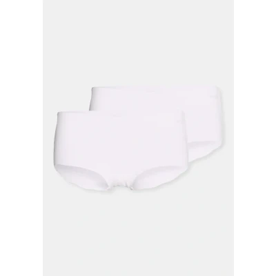 Image of Sloggi Women&#039;s ZERO Modal 2.0 H Short 2P Briefs, ANGORA, M
