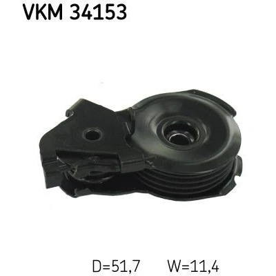 Image of 3773623, 4173397, F53E8W508AC, F53E8W508AD Tensioner Pulley SKF VKM 34153 FORD: MONDEO 3, 2