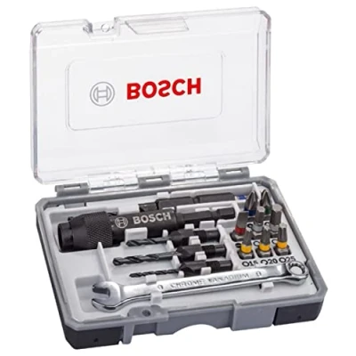 Image of Bosch 2607002786 Screwdriver Bit, Set HSS 20 Pcs, 0 V, Silver