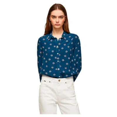Image of Pepe Jeans Women&#039;s Billie Shirt, Multicolour (Multi), XS