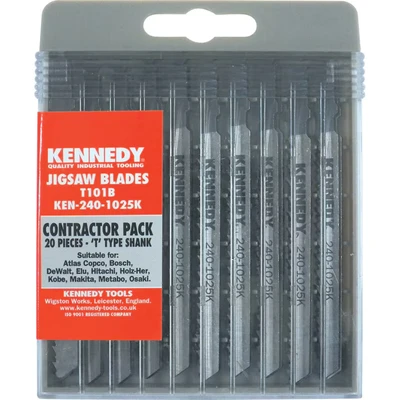Image of Kennedy Jigsaw Blades Contractors Set (T101B) PKT 20