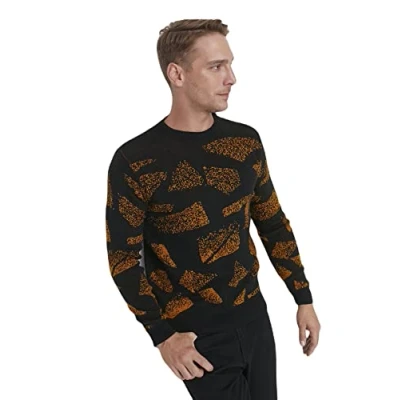 Image of Trendyol Man Oversize Basic Crew Neck Knitwear Sweater Black