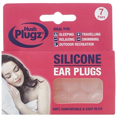 Image of Hush Plugz Silicone Earplugs x 3 packs