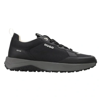 Image of HUGO KANE RUNN Trainers, Men&#039;s, Size: 8, Black Textile/synthetics
