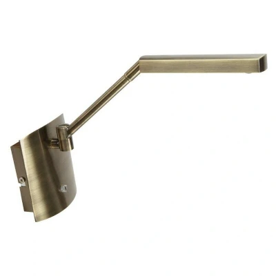 Image of Phuket Wall Lamp 1 Light 7W LED 3000K, 600lm, Antique Brass