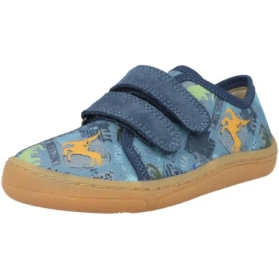 Image of Froddo Canvas Dark Denim Shoes 10 UK Kid