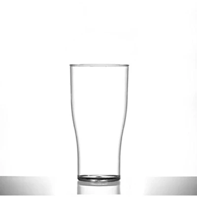Image of Virtually Unbreakable Polycarbonate Beer Glass Elite 10oz Tulip CE @ Half Pint &amp; Nucleated Pack of 48
