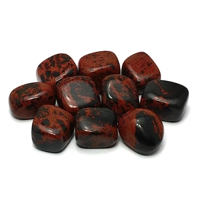 Image of CrystalAge Mahogany Obsidian Tumble Stone (20 25mm) Single