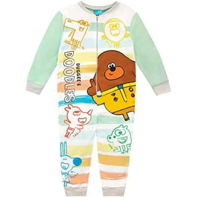 Image of Hey Duggee Girls Onesie Green 4 5 Years