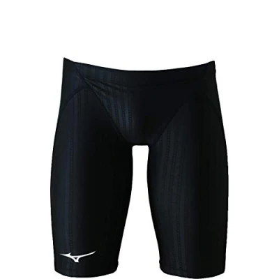 Image of Mizuno Stream Ace Men&#039;s Jammer Swimsuit, Black, Size 28