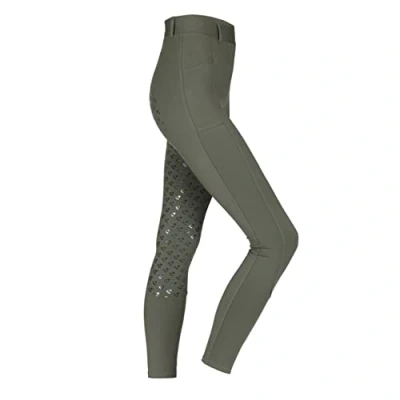 Image of Aubrion Albany Riding Tights Ladies, Deep Green, XXS