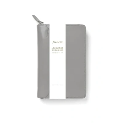 Image of Filofax Personal Lockwood Zip organiser Concrete