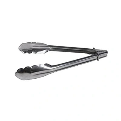 Image of Genware NEV 8409R Tong, Stainless Steel, All Purpose, 9&quot;