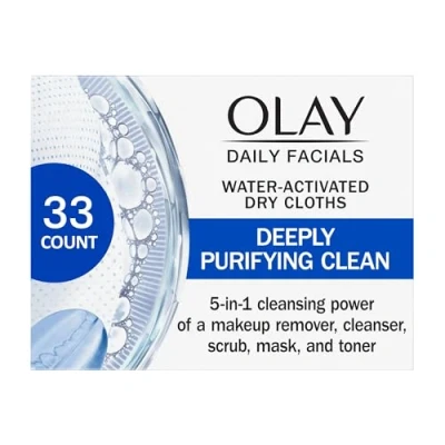 Image of Olay 2 In 1 Cloths Combo/Oily 33 Count