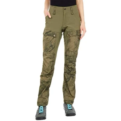 Image of FJALLRAVEN F89898 626 625 Keb Trousers W Reg Green Camo Laurel 36