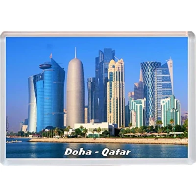 Image of Doha Qatar 96 x 67mm Jumbo Fridge Magnet/Magnets BBSFHM489