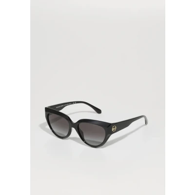 Image of Michael Kors Woman MK2241U BOCA RATON 30058G Sunglasses Injected Black Grey Cat Eye Normal Shaded