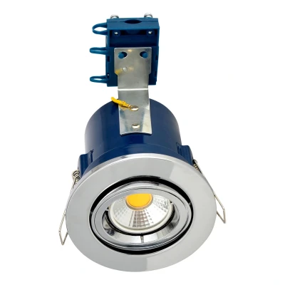Image of Electralite Yate Tiltable Fire Rated Downlight IP20 Chrome