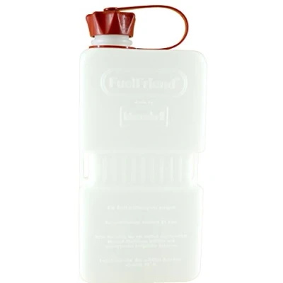 Image of FuelFriend® PLUS CLEAR 1.5 liters small Petrol Can Mini Reserve Canister perfect for motorcycles, cars and more