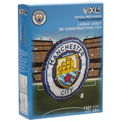 Image of FOCO Manchester City F.C. 3D BRXLZ Crest Building Set