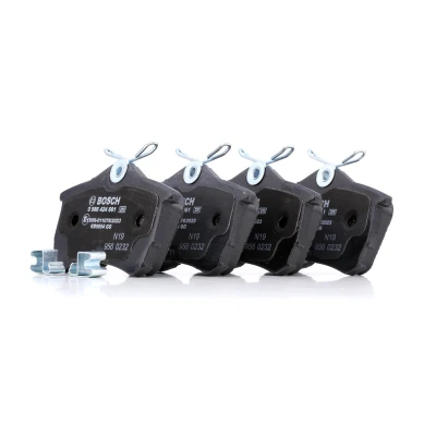 Image of 1JO698151B, 43022S1AE02, 43022S1AE03, 43022S1AE30, 43022S1AE50 Brake pad set BOSCH 0 986 424 661 HONDA: Accord 6 Limousine, 7 Limousine