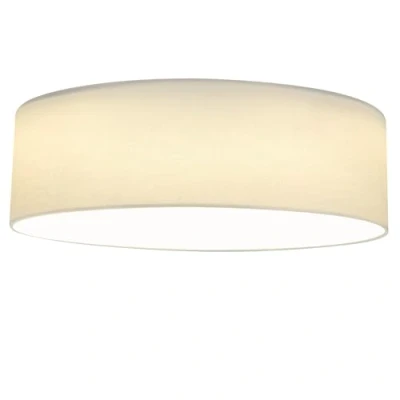 Image of Navaris 22W LED Ceiling Light 40cm Diameter Round Flush Mount Lamp for Living Room, Bedroom, Baby Nursery White