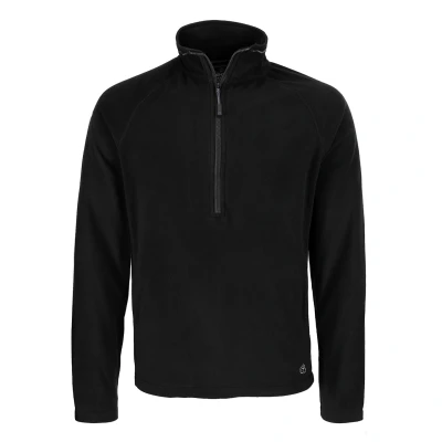 Image of Craghoppers Mens Expert Corey 200 Half Zip Fleece Top (Black) Size Small