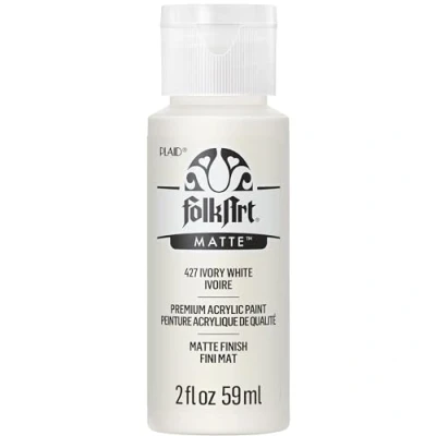 Image of Plaid:Craft Acrylic Paint, Ivory, 59.1 ml (Pack of 1)