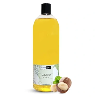 Image of Freshskin Beauty LTD Macadamia Nut Oil 250ml 100% Pure &amp; Natural Ideal For Dry Skin, Light Moisturiser, Hair, Face, Body, DIY Massage Blends