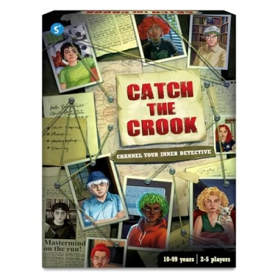 Image of Skillmatics Board Game Catch The Crook, Family Friendly of Predictions, Strategy Game, Mystery Gifts for Kids, Teens, Adults Ages 8, 9, 10 &amp; Up