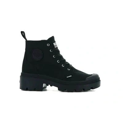Image of Palladium, PALLABASE TWILL, Boots female, Black, 5.5 UK
