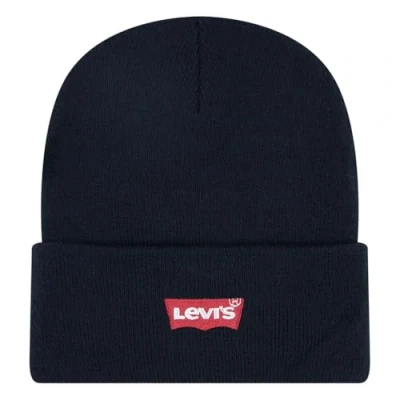 Image of Levi&#039;s LAN CORE Batwing Beanie Unisex for kids, Size: One Size, Black