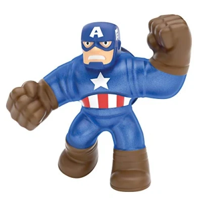 Image of Heroes of Goo Jit Zu 41057 Superheroes Captain America, Multicolor