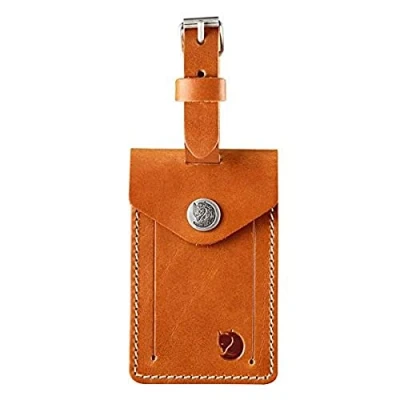 Image of Fjällräven Leather Luggage Tag Wallets and Small Bags Brown, One Size