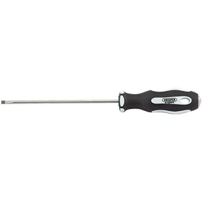 Image of Draper Plain Slot 3 x 100mm Soft Grip Parallel Tip Screwdrivers (34972)