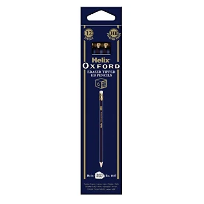 Image of Helix Oxford HB Grade Drawing/Writing Pencils Pack of 12