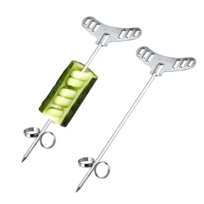 Image of Potato Spiral Cutter,Vegetable Cutter,1Pcs Vegetables Carving Tool,Manual Screw Slicer Cutter Spiralizer Stainless Steel Winder Twist for Carrot Cucumber