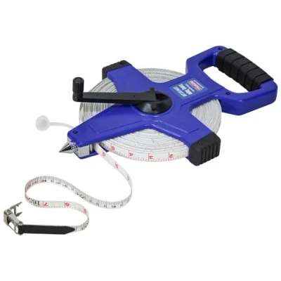 Image of Faithfull FAITMFG50OFN Open Frame Surveyors Long Tape 50M (165ft)