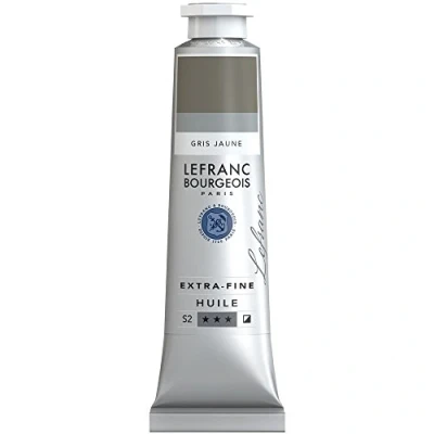 Image of Lefranc Bourgeois, oil based paint, Yellow Grey, 40ml
