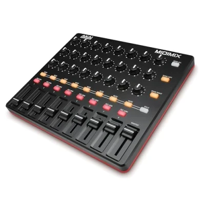 Image of AKAI Professional MIDImix USB MIDI Controller Mixer With Assignable Faders &amp; Master Fader, 24 Knobs and 16 Buttons, 1 to Mapping Ableton Live