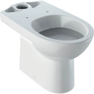Image of Geberit Selnova floor standing WC for close coupled exposed cistern, washdown, horizontal outlet, semi shrouded: 35 5x40x67cm, white 501 042 00 6 501.