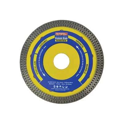 Image of Faithfull FAIDB115CRP Porcelain, Ceramic and Granite Diamond Cutting Blade 115 mm (4.5 Inch)