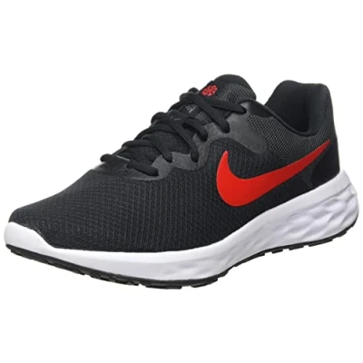 Image of Nike Revolution 6 Nn Mens Black Trainers Size UK 9