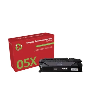 Image of Xerox Compatible Black High Yield Toner Cartridge for Use in HP LJ P2055 Equivalent to 05X/CE505X