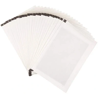 Image of Amazon Basics Micro Cut Shredder Sharpening &amp; Lubricant Sheets Pack of 24, White