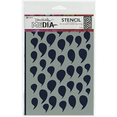 Image of Ranger Dollops Media Stencil, Synthetic Material, 26 x 16.1 0.1 cm