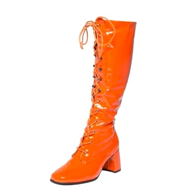 Image of Women&#039;s Boots (Orange, UK Footwear Size System, Adult, Women, Numeric, Medium, 9)