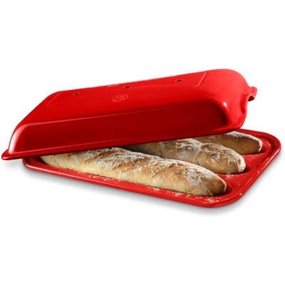 Image of Emile Henry Bread Mould Baguettes Grand Cru