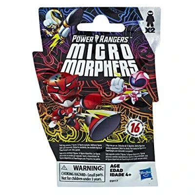 Image of Power Rangers Hasbro Toys Micro Morphers Series 1 Collectible Figures, Great for Party Favors &amp; Stocking Stuffers